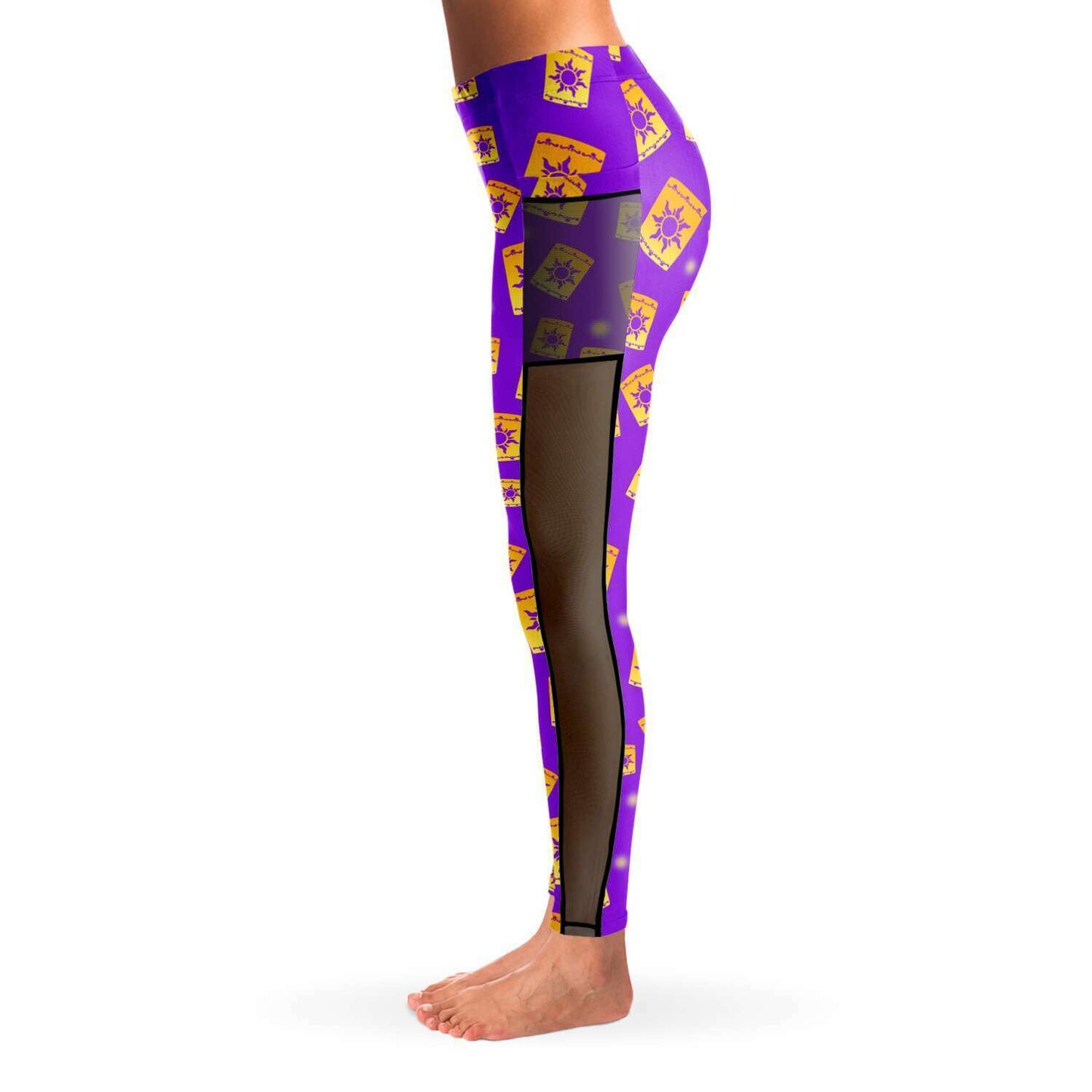 Tangled Lanterns Mesh Pocket Leggings