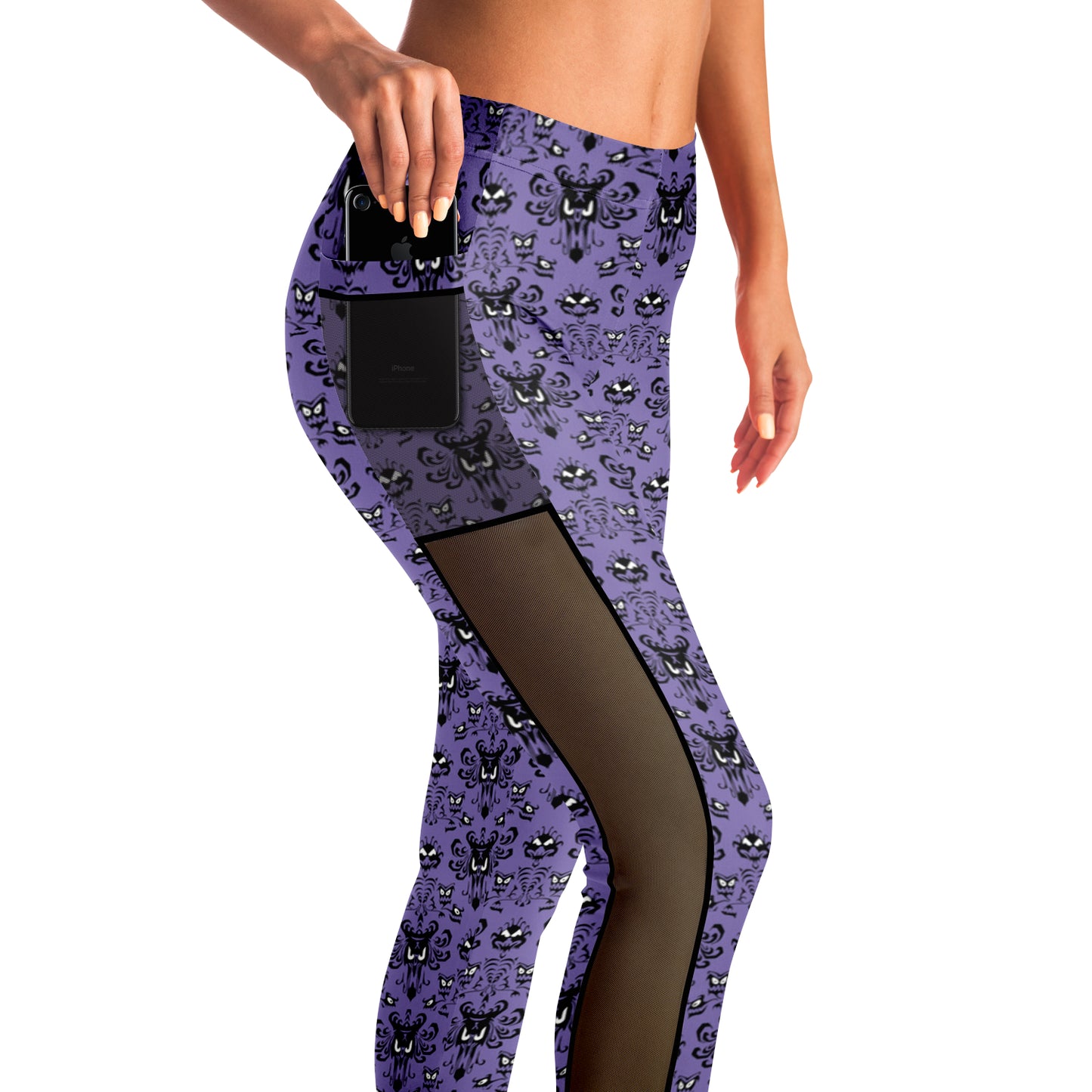 Haunted Mansion Mesh Pocket Leggings