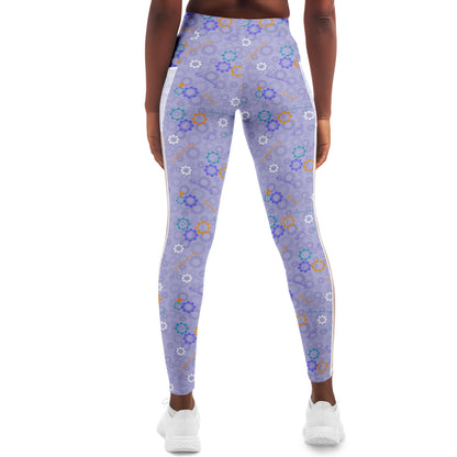 Carousel of Progress Purple Mesh Leggings