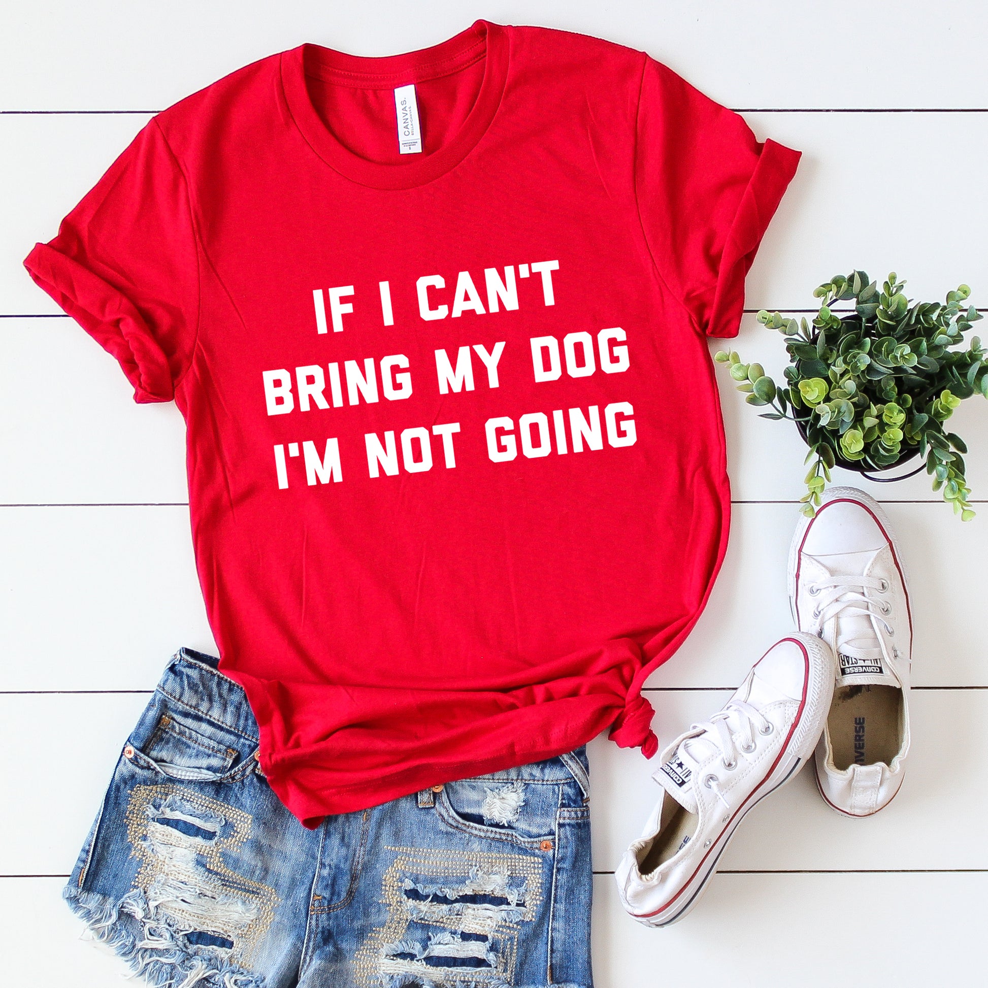 If I Can't Bring My Dog Unisex T-Shirt - Flop The World Pop