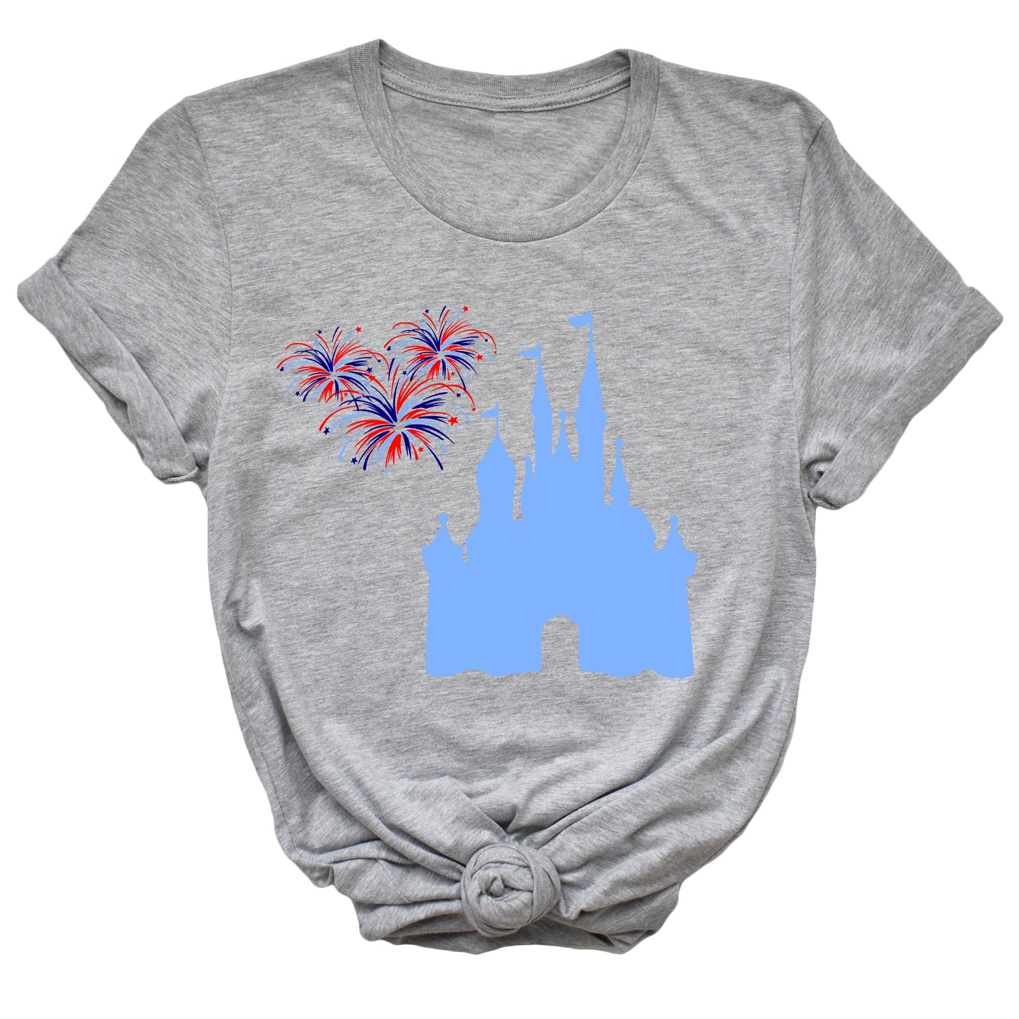 Castle with Fireworks T-Shirt