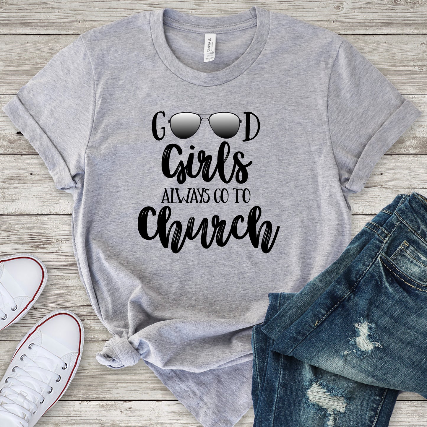 Good Girls Always Go To Church Unisex T-shirt