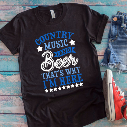 Country Music & Beer Unisex T-Shirt