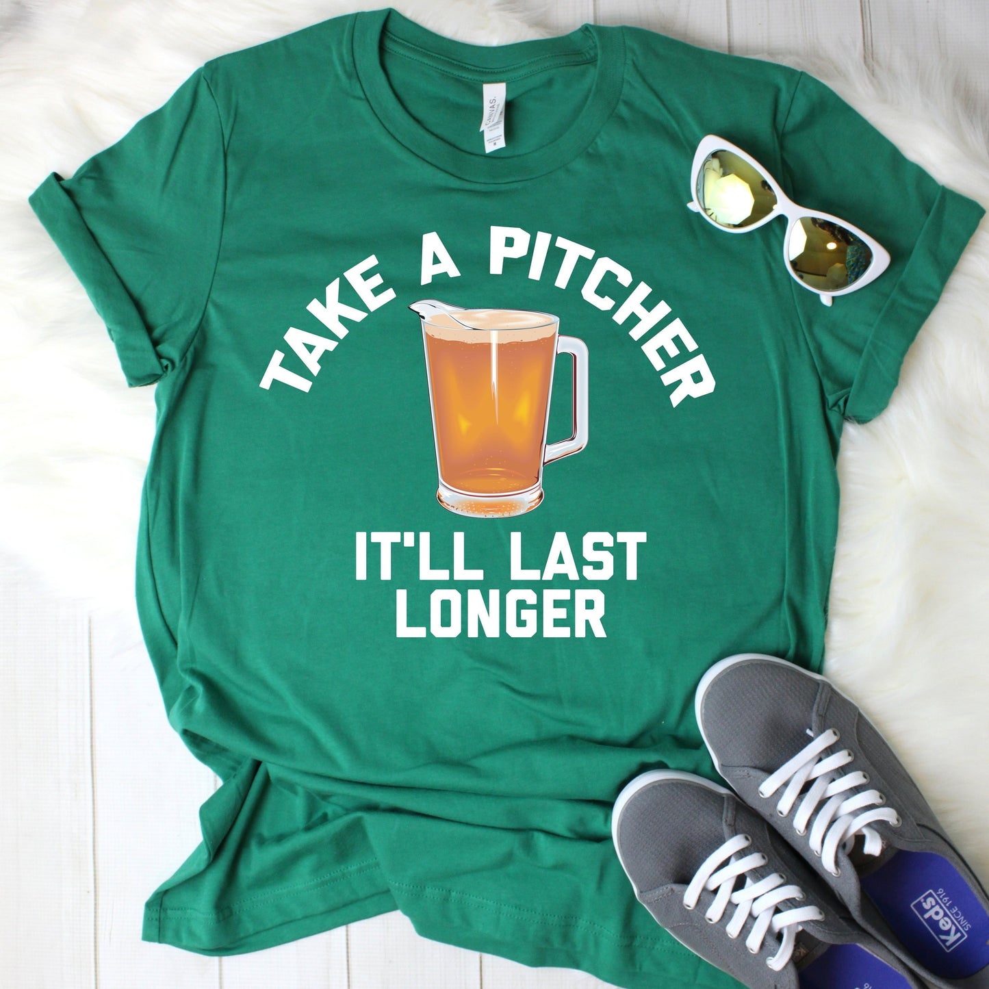 Take A Pitcher It'll Last Longer Unisex T-Shirt