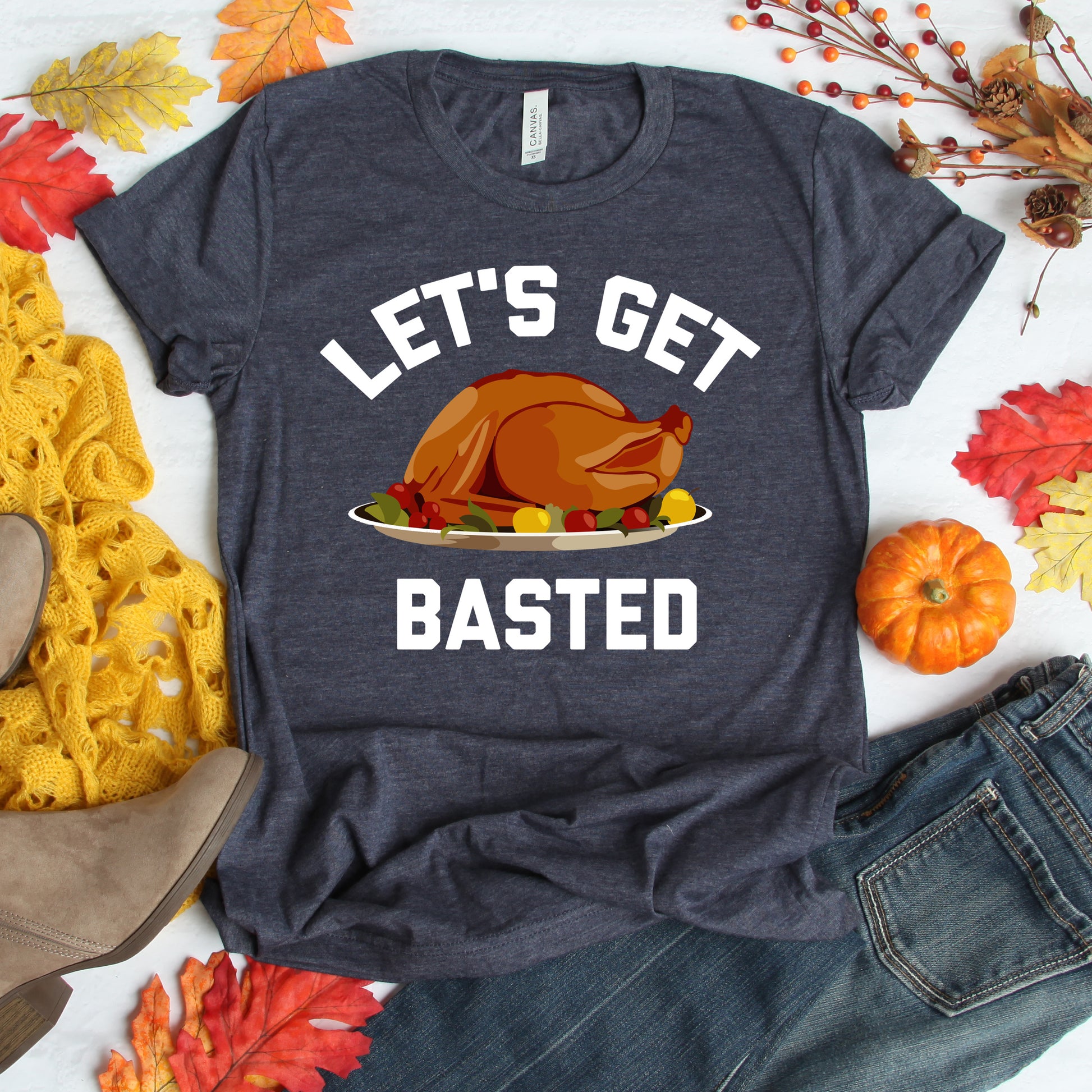 Let's Get Basted Unisex T-Shirt - Flop The World Pop