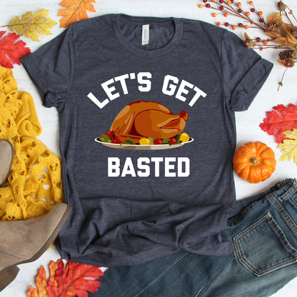 Let's Get Basted Unisex T-Shirt - Flop The World Pop