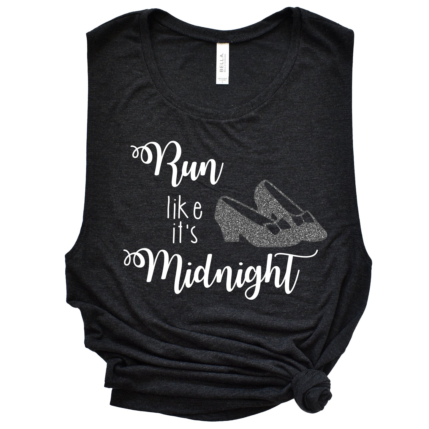 Run Like It's Midnight Ladies’ Muscle Tank