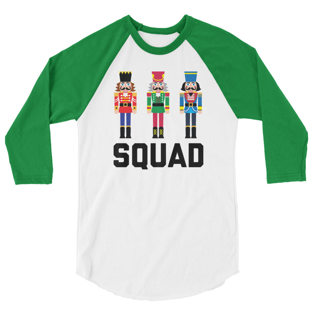 Nutcracker Squad 3/4 sleeve raglan shirt - Flop The World Pop