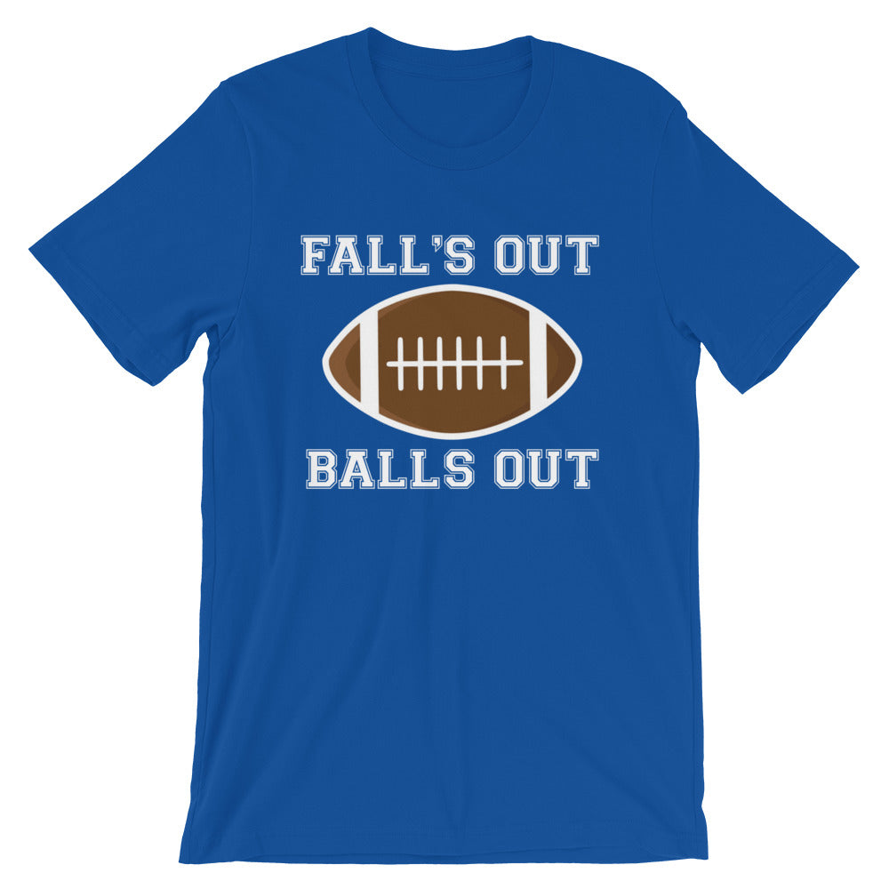 Fall's Out Balls Out Football T-Shirt