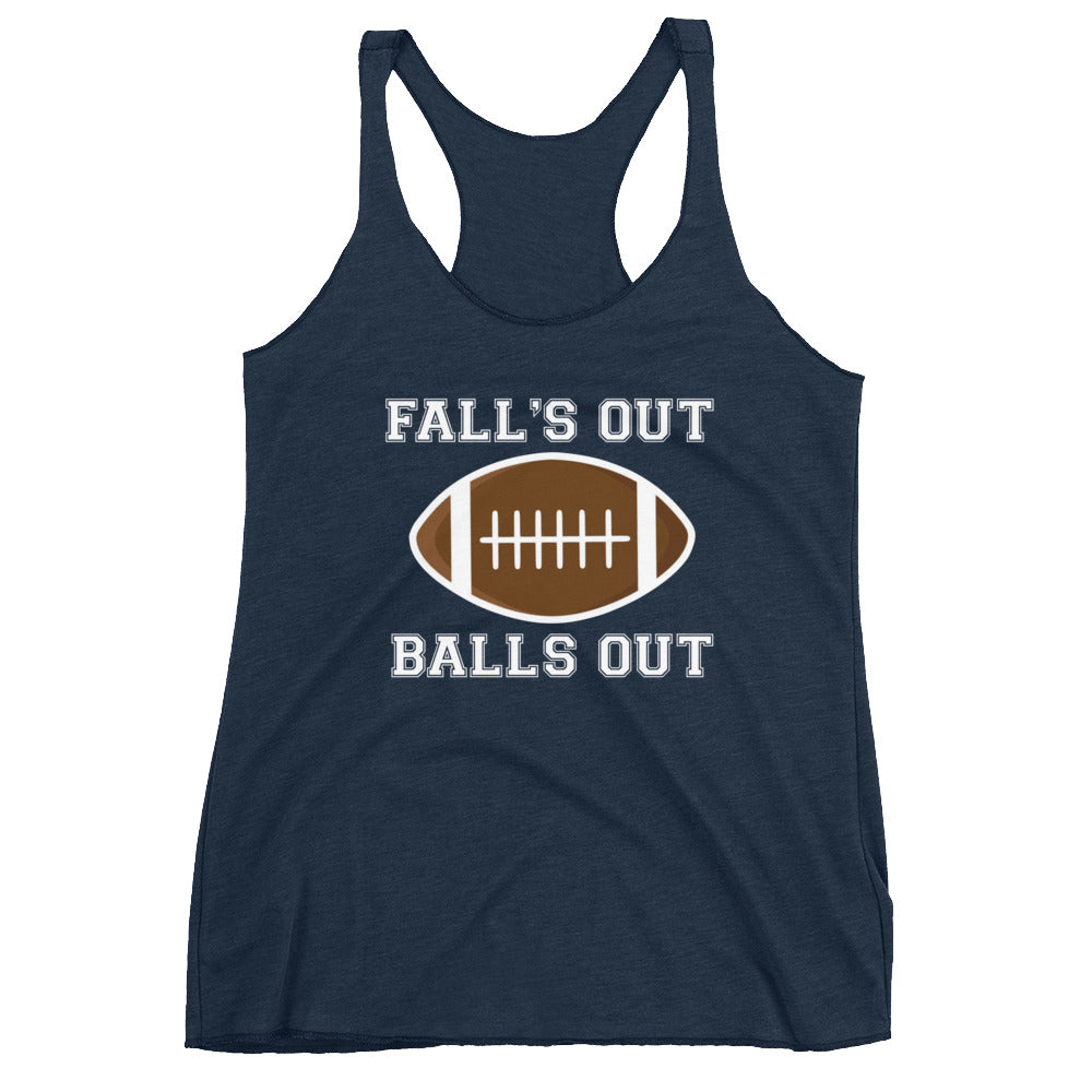 Fall's Out Balls Out Football Tank