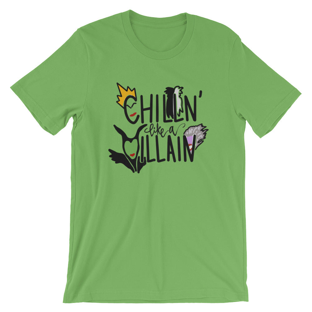 Chillin Like A Villain Unisex T-Shirt - Flop The World Pop