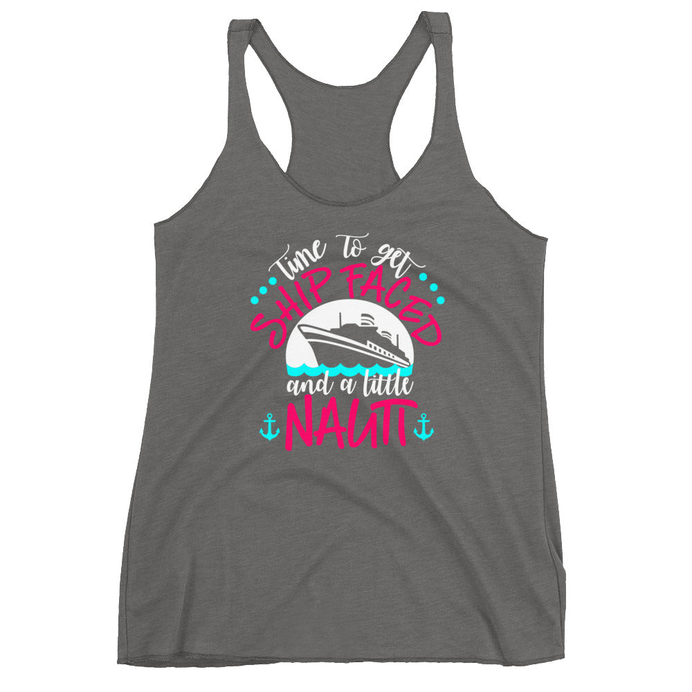 Ship Faced and Nauti Racerback Tank