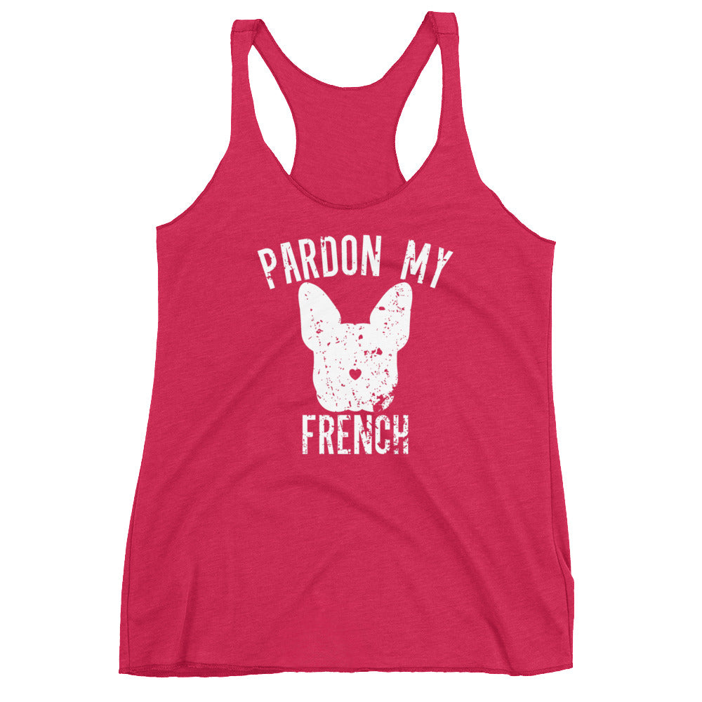 Pardon My French Women's Racerback Tank