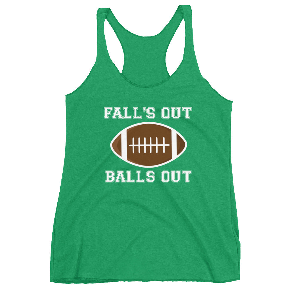 Fall's Out Balls Out Football Tank