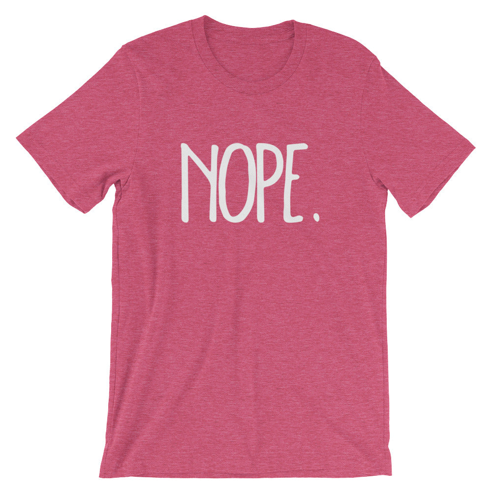 Nope Unisex T-Shirt - Flop The World Pop