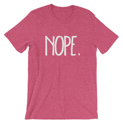 Nope Unisex T-Shirt - Flop The World Pop