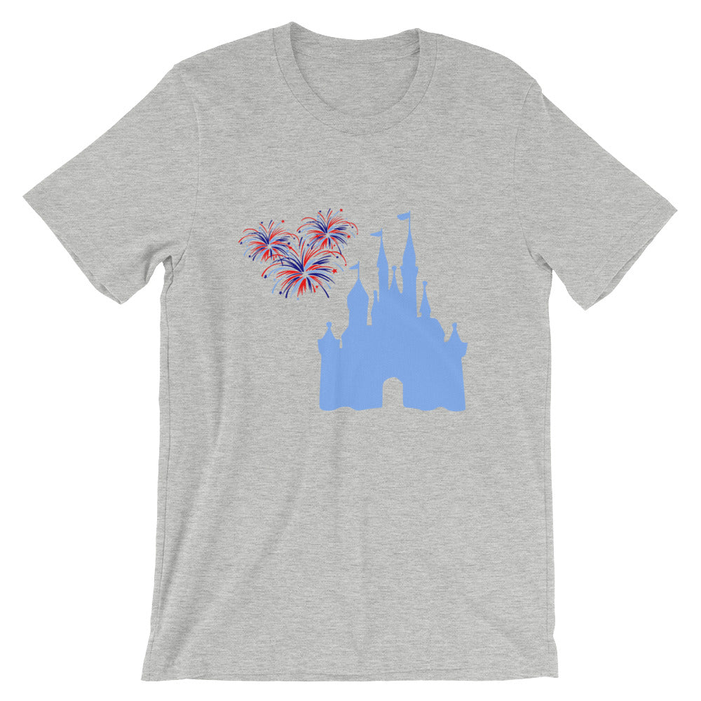 Castle with Fireworks T-Shirt