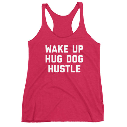 Hustle Women's Racerback Tank - Flop The World Pop