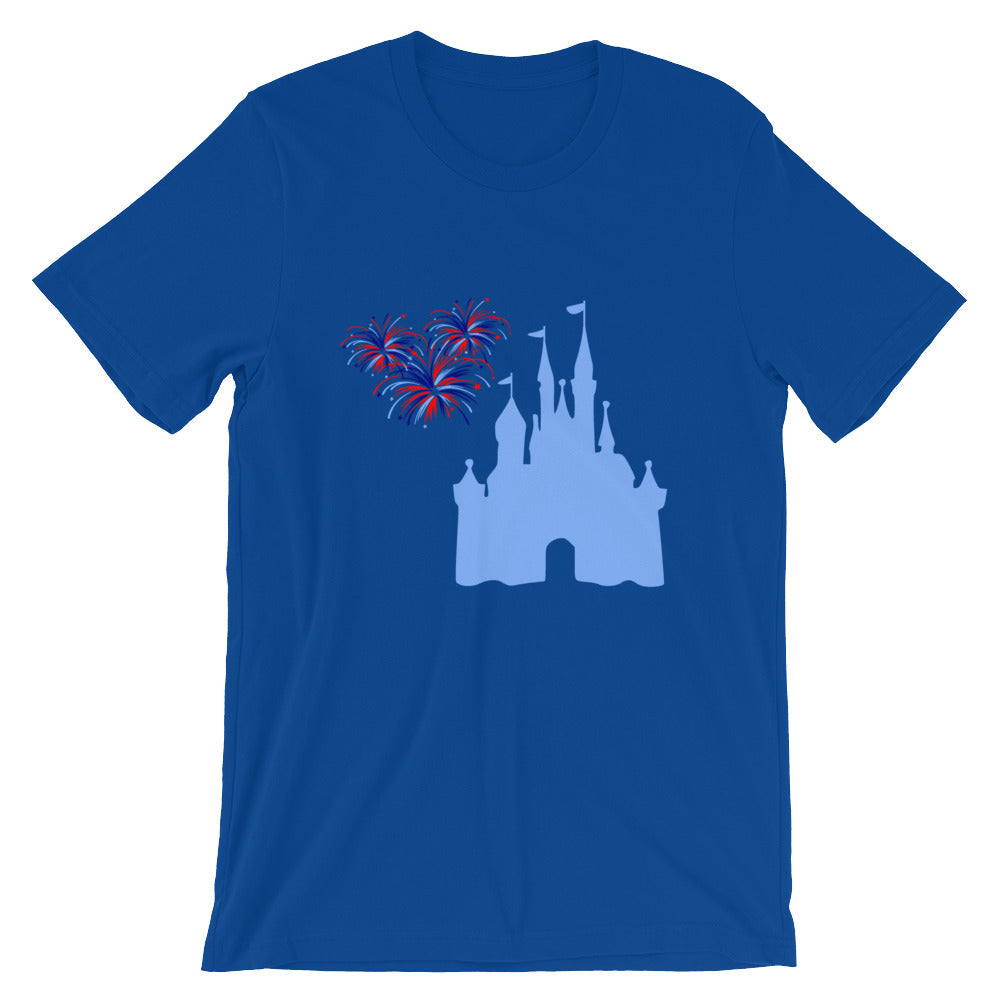 Castle with Fireworks T-Shirt