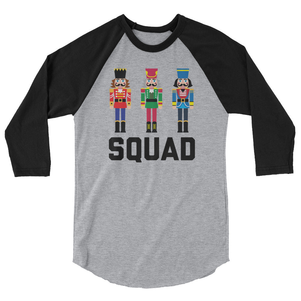 Nutcracker Squad 3/4 sleeve raglan shirt