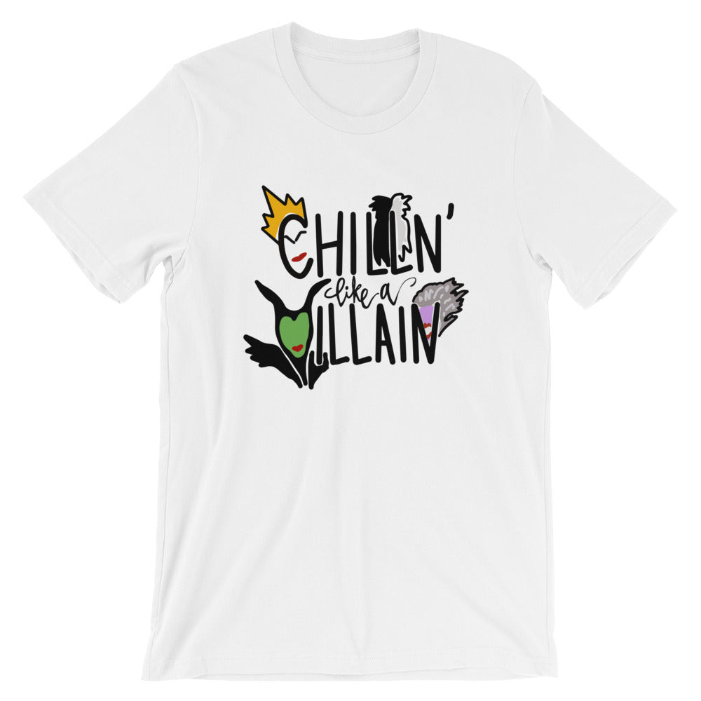 Chillin Like A Villain Unisex T-Shirt - Flop The World Pop