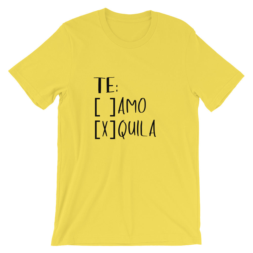 Te Amo or Te Quila? Unisex T-Shirt