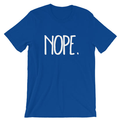 Nope Unisex T-Shirt - Flop The World Pop