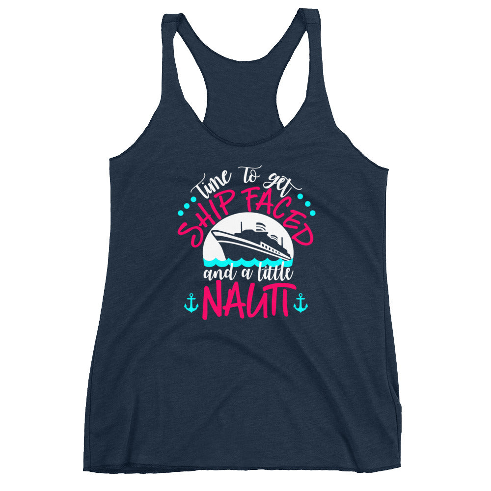 Ship Faced and Nauti Racerback Tank