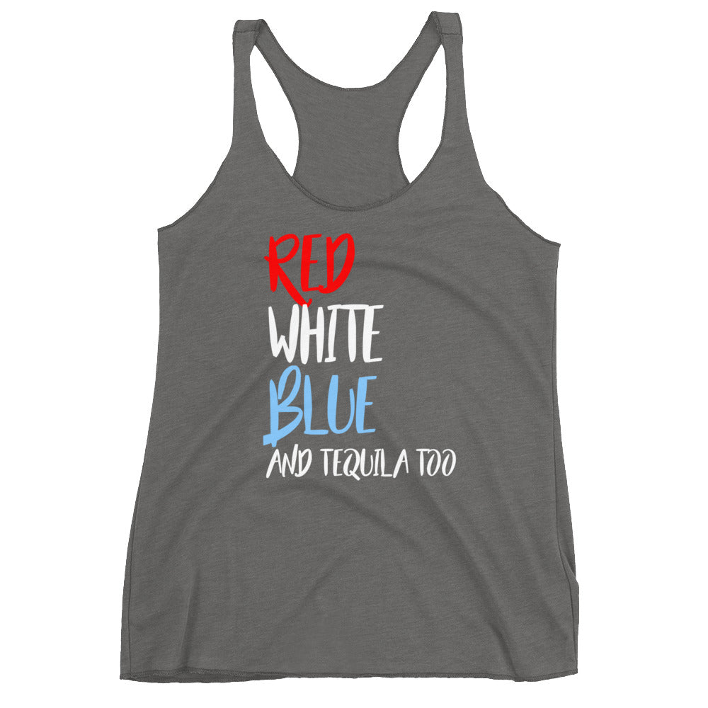 Red White Blue Tequila Too Tank