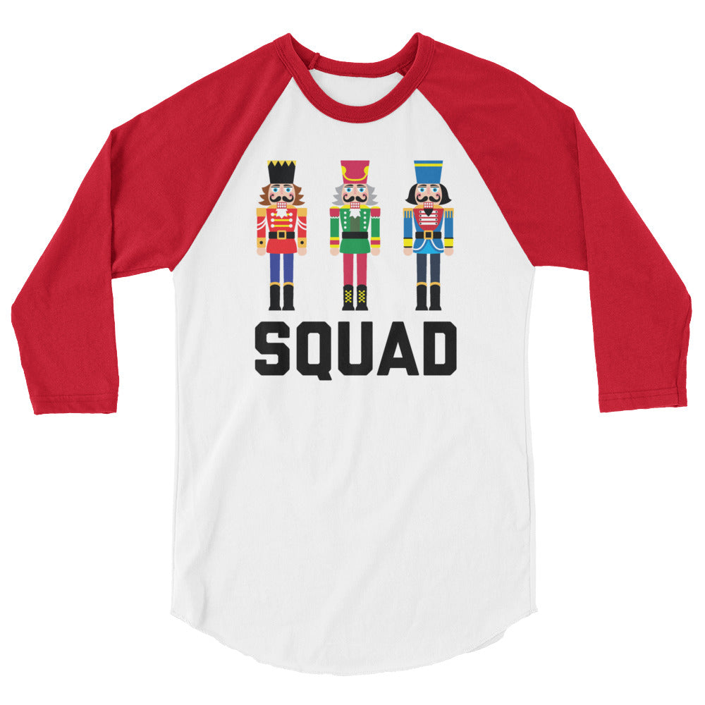 Nutcracker Squad 3/4 sleeve raglan shirt