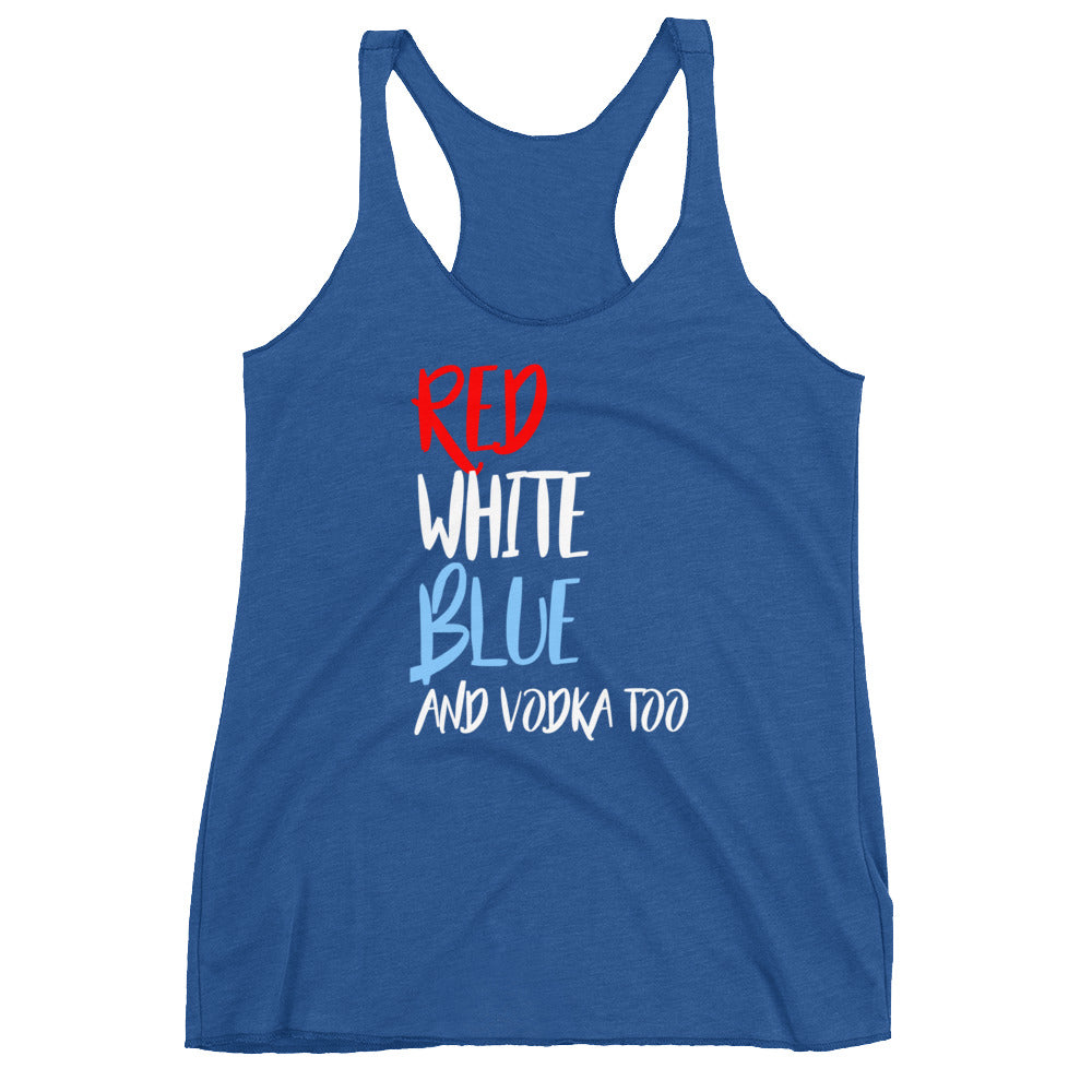 Red White Blue and Vodka Too Tank