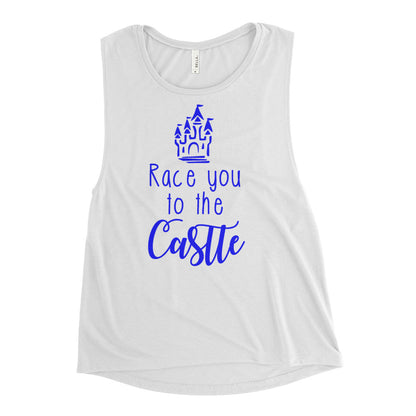 Race You To The Castle Ladies’ Muscle Tank