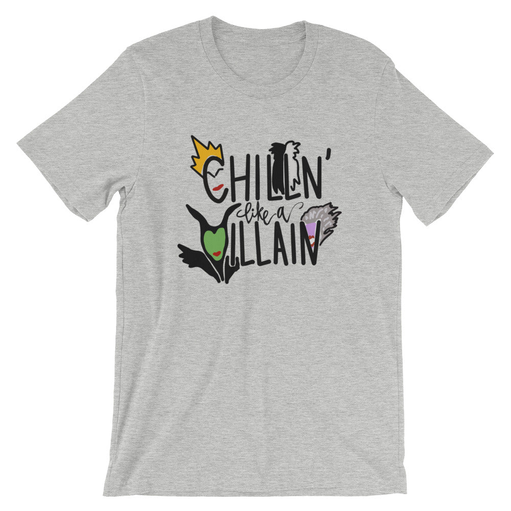 Chillin Like A Villain Unisex T-Shirt - Flop The World Pop