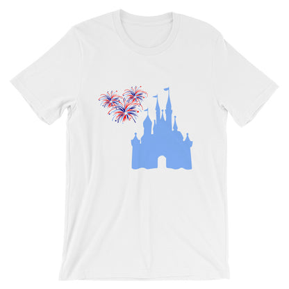 Castle with Fireworks T-Shirt