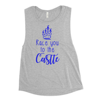 Race You To The Castle Ladies’ Muscle Tank