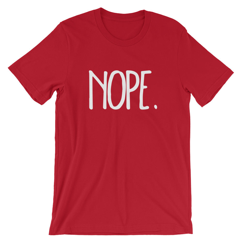 Nope Unisex T-Shirt - Flop The World Pop