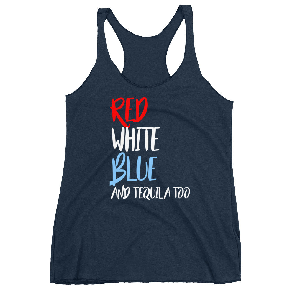 Red White Blue Tequila Too Tank