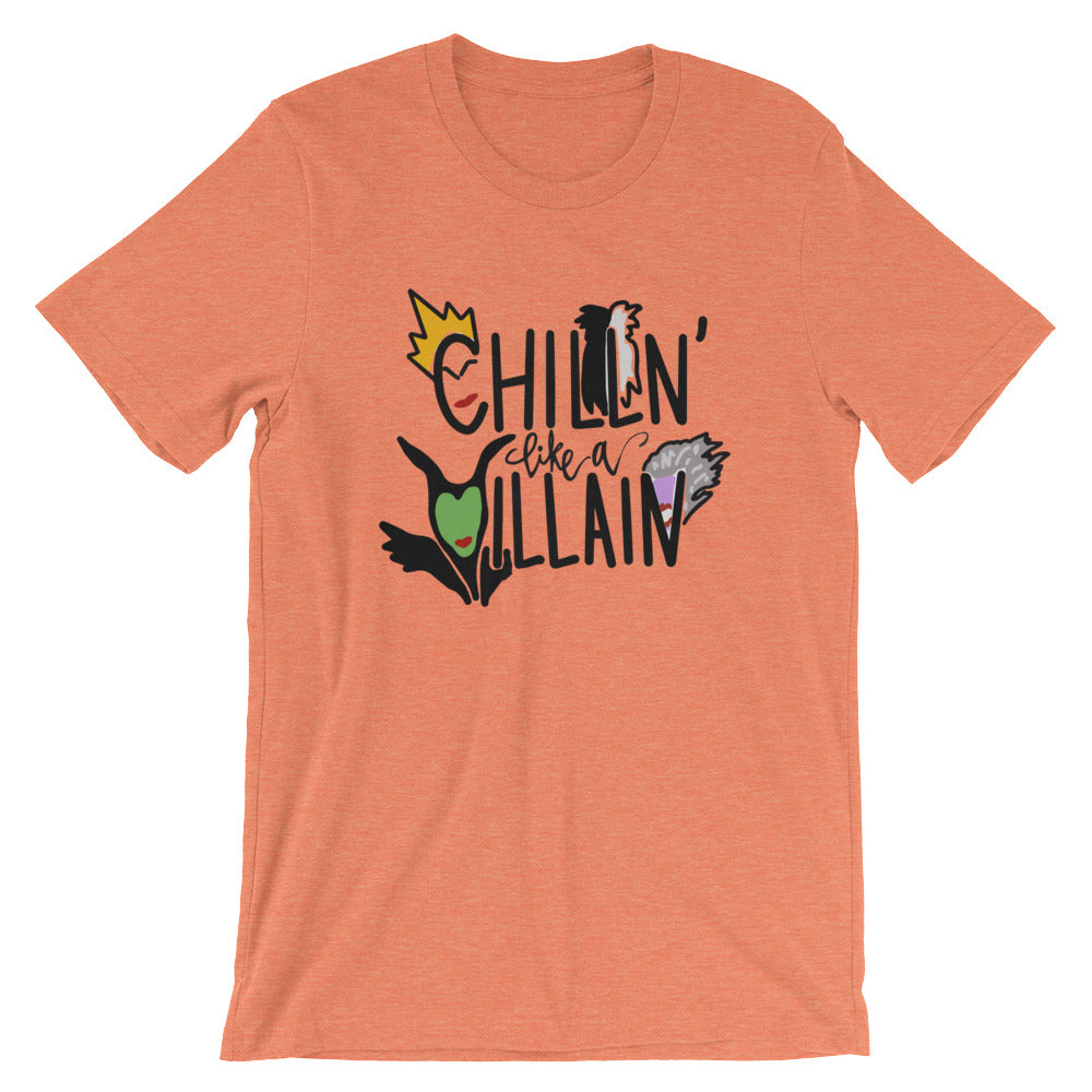 Chillin Like A Villain Unisex T-Shirt - Flop The World Pop