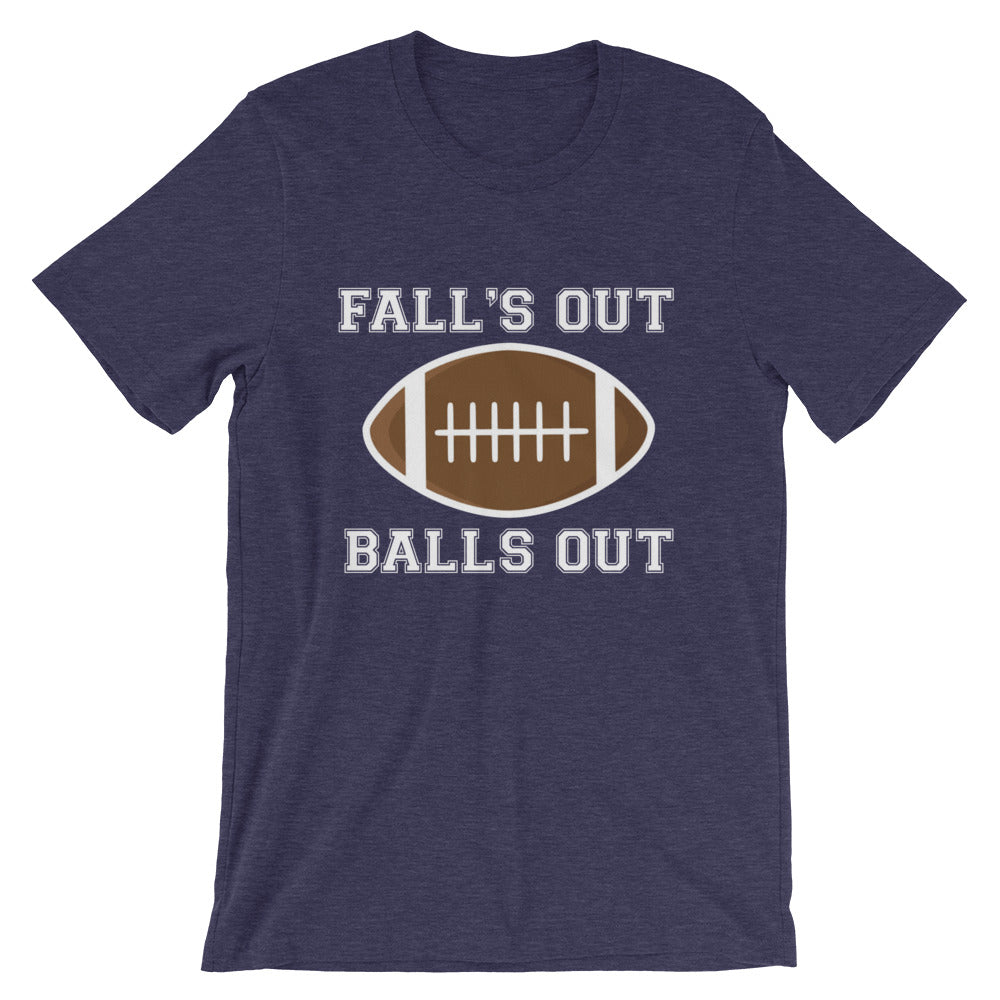 Fall's Out Balls Out Football T-Shirt