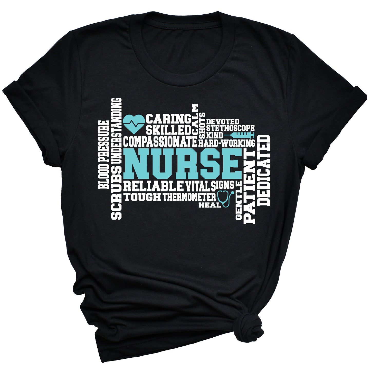 Nurse Word Art T-Shirt