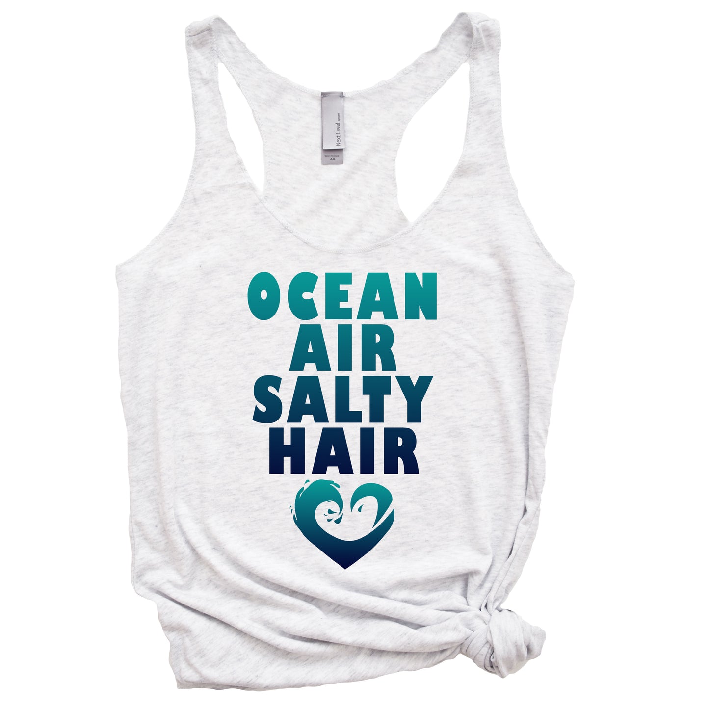 Ocean Air Salty Hair Women's Racerback Tank