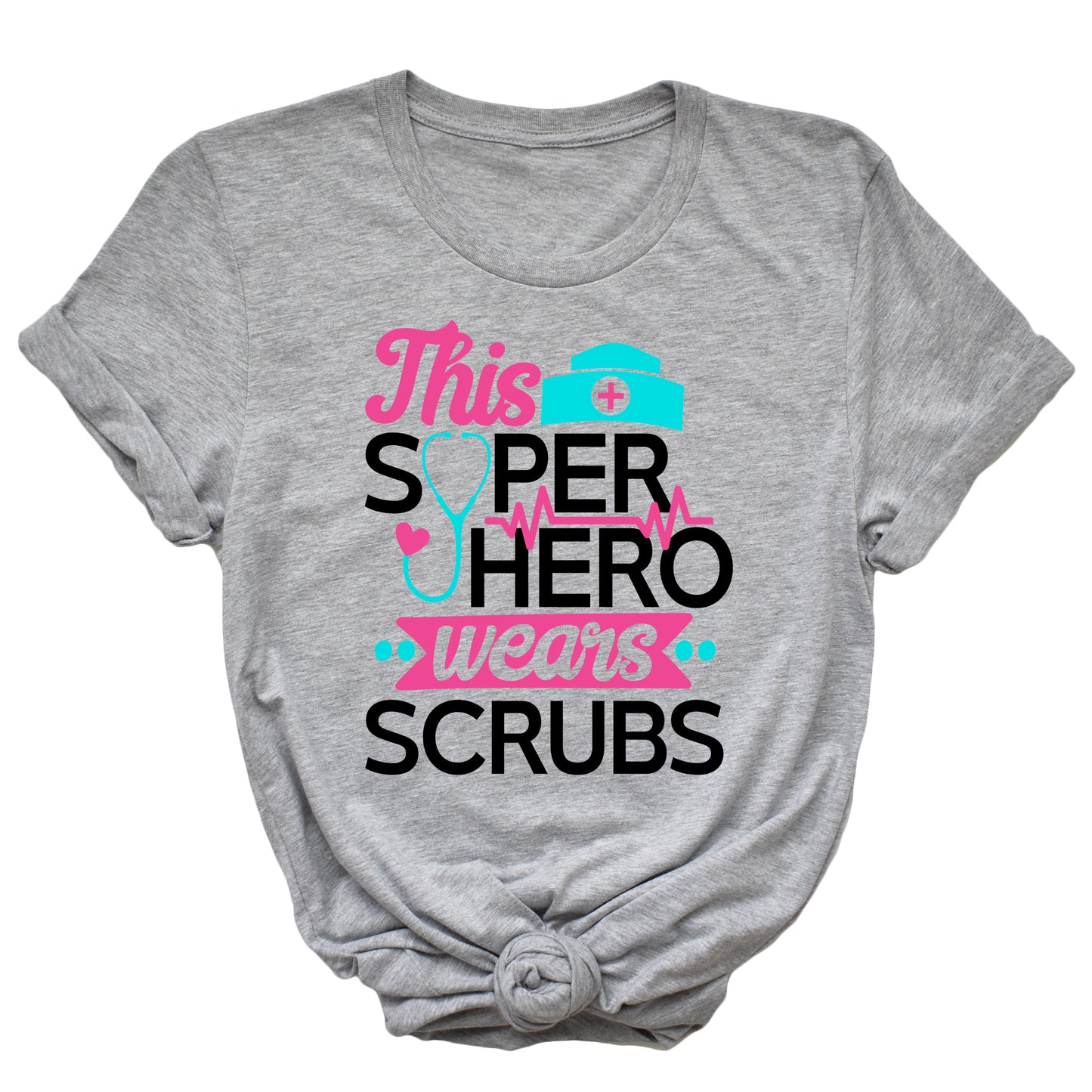 This Super Hero Wears Scrubs T-Shirt