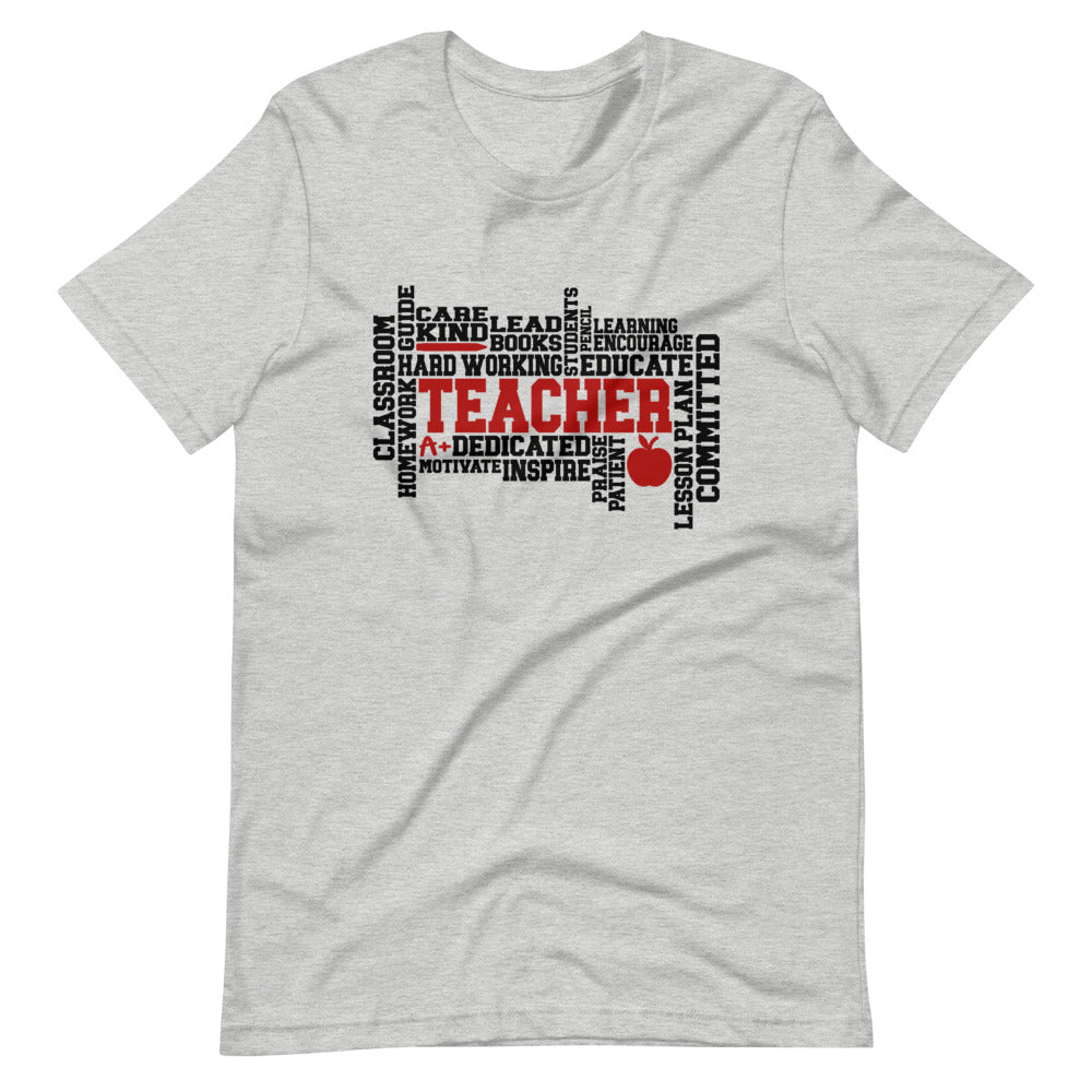 Teacher Word Art T-Shirt