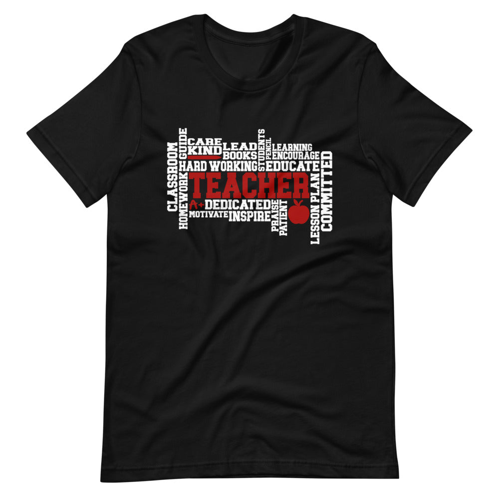 Teacher Word Art T-Shirt