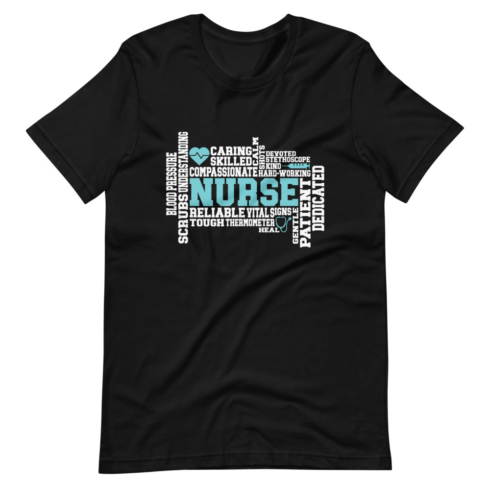 Nurse Word Art T-Shirt