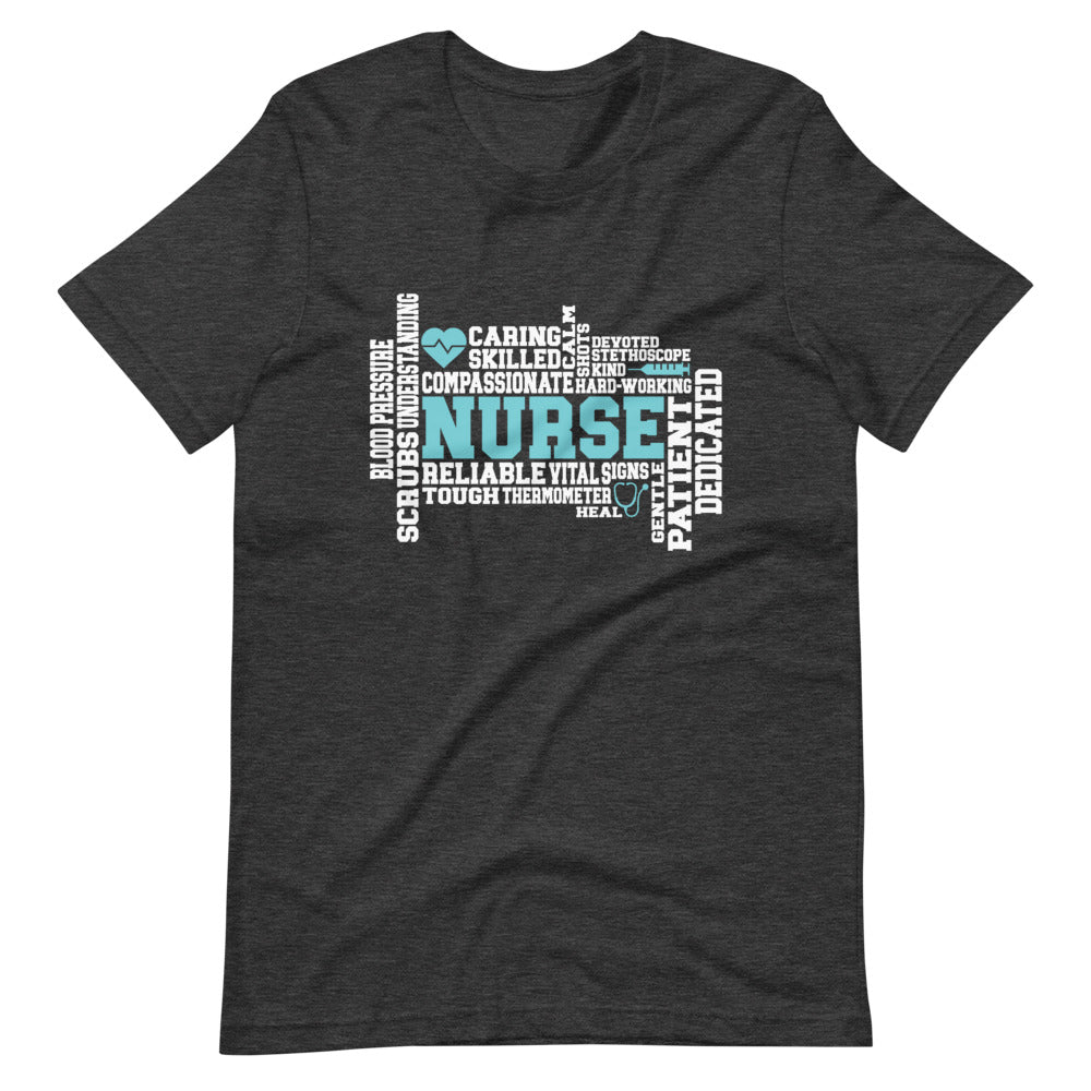 Nurse Word Art T-Shirt