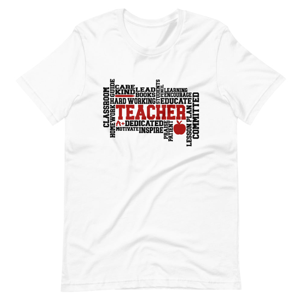 Teacher Word Art T-Shirt