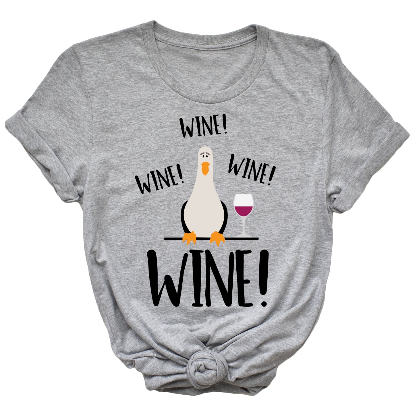 Wine! Wine! Wine! Seagull Unisex T-Shirt